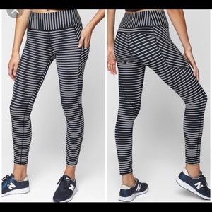 Athleta Stripe Contender 7/8 Tight
